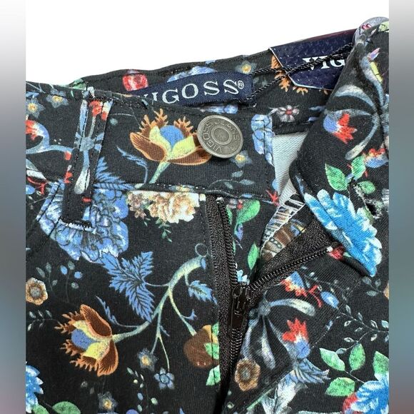 VIGOSS Stretch Floral Straight‎ Leg Skinny Jeans GIRLS Size 10 - Picture 6 of 13